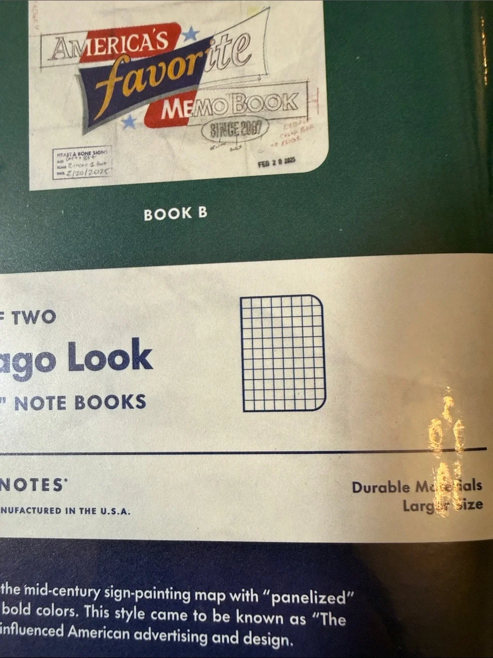 Field Notes 64-Page Notebook - limited edition Made in Chicago theme
